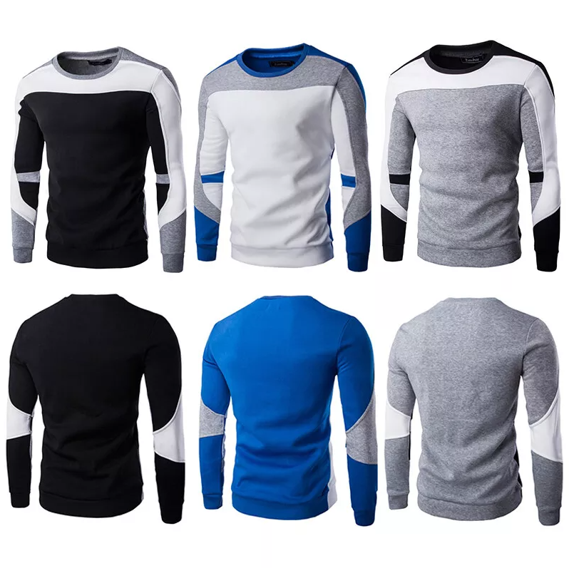 Casual tröja med rund hals för män