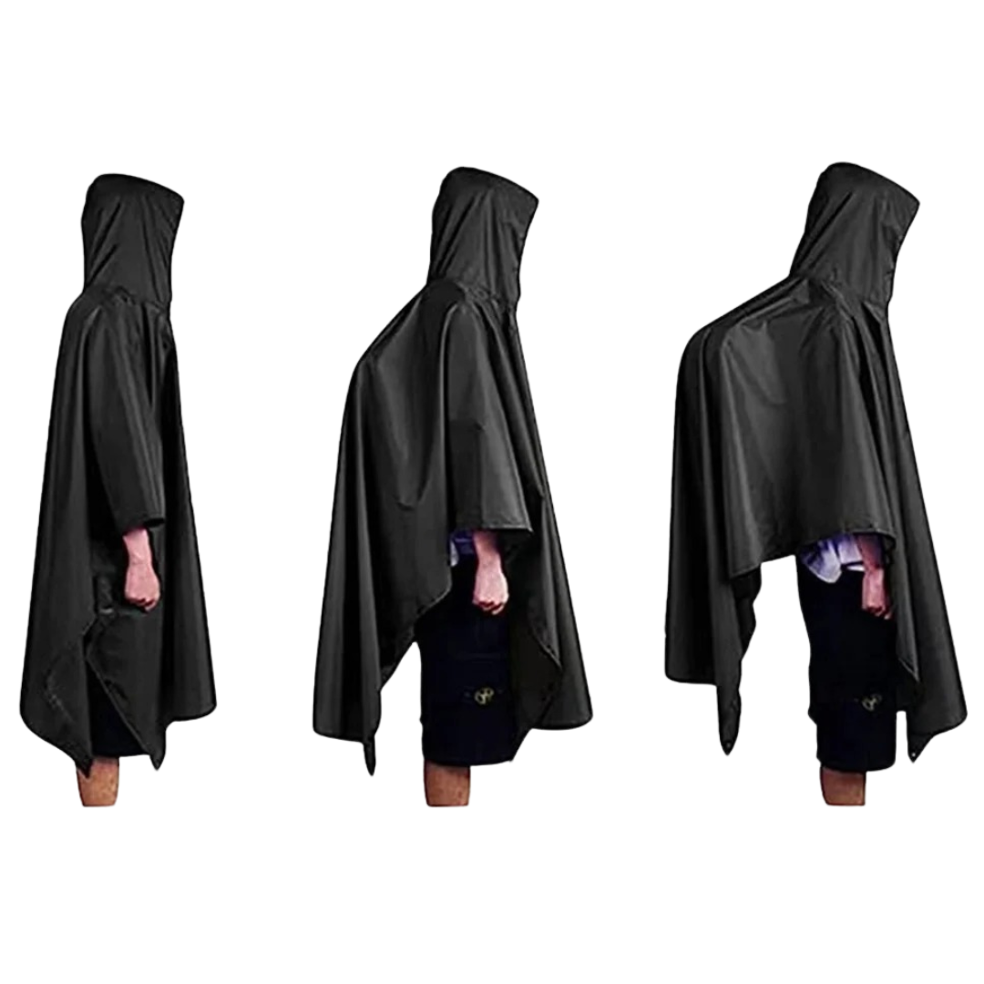 3-i-1 regnrock för vandring