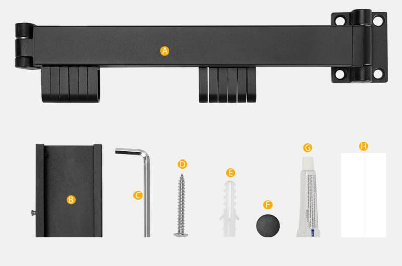 Uppfällbart torkställ för kläder