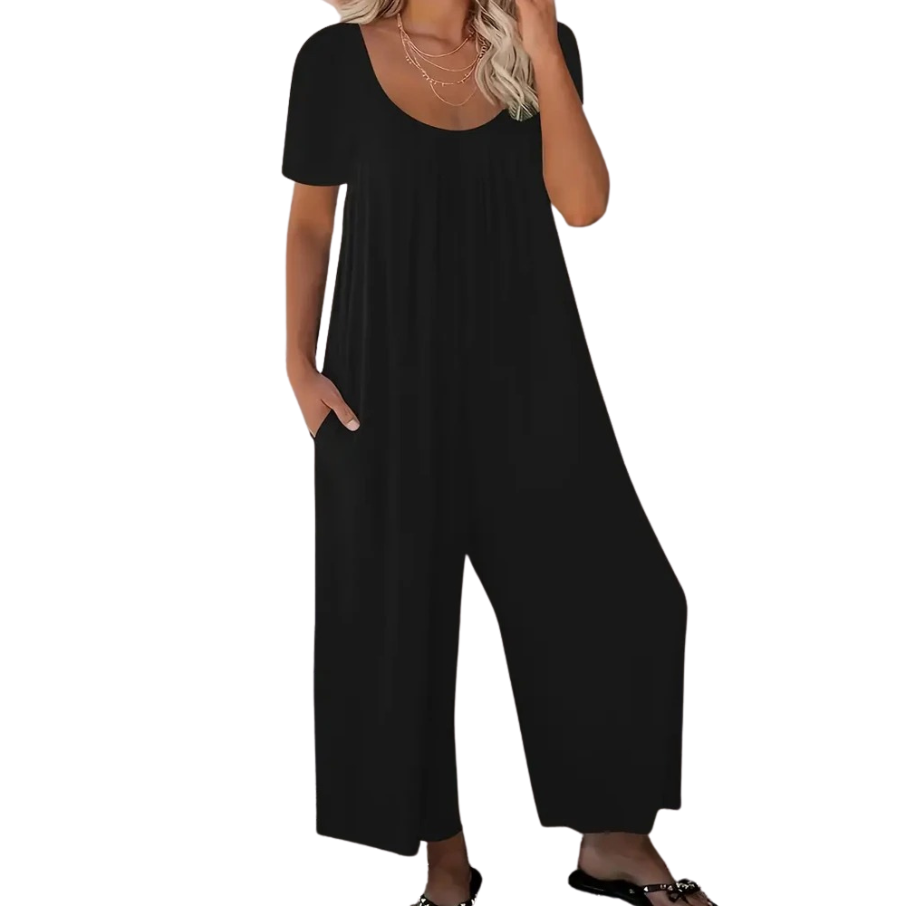 Sommar chic enfärgad jumpsuit