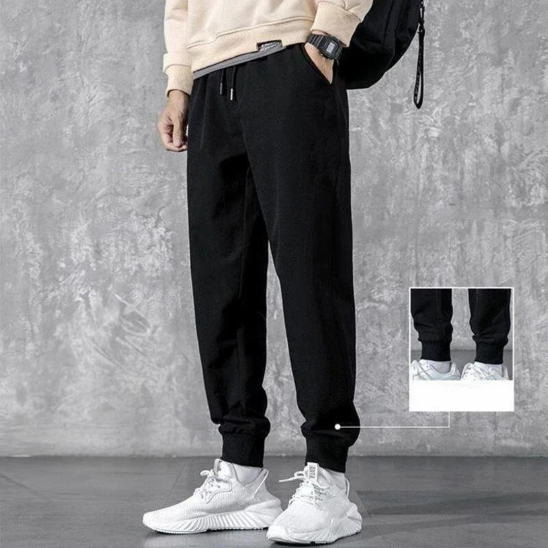 Träningsbyxor med dragkedja för män