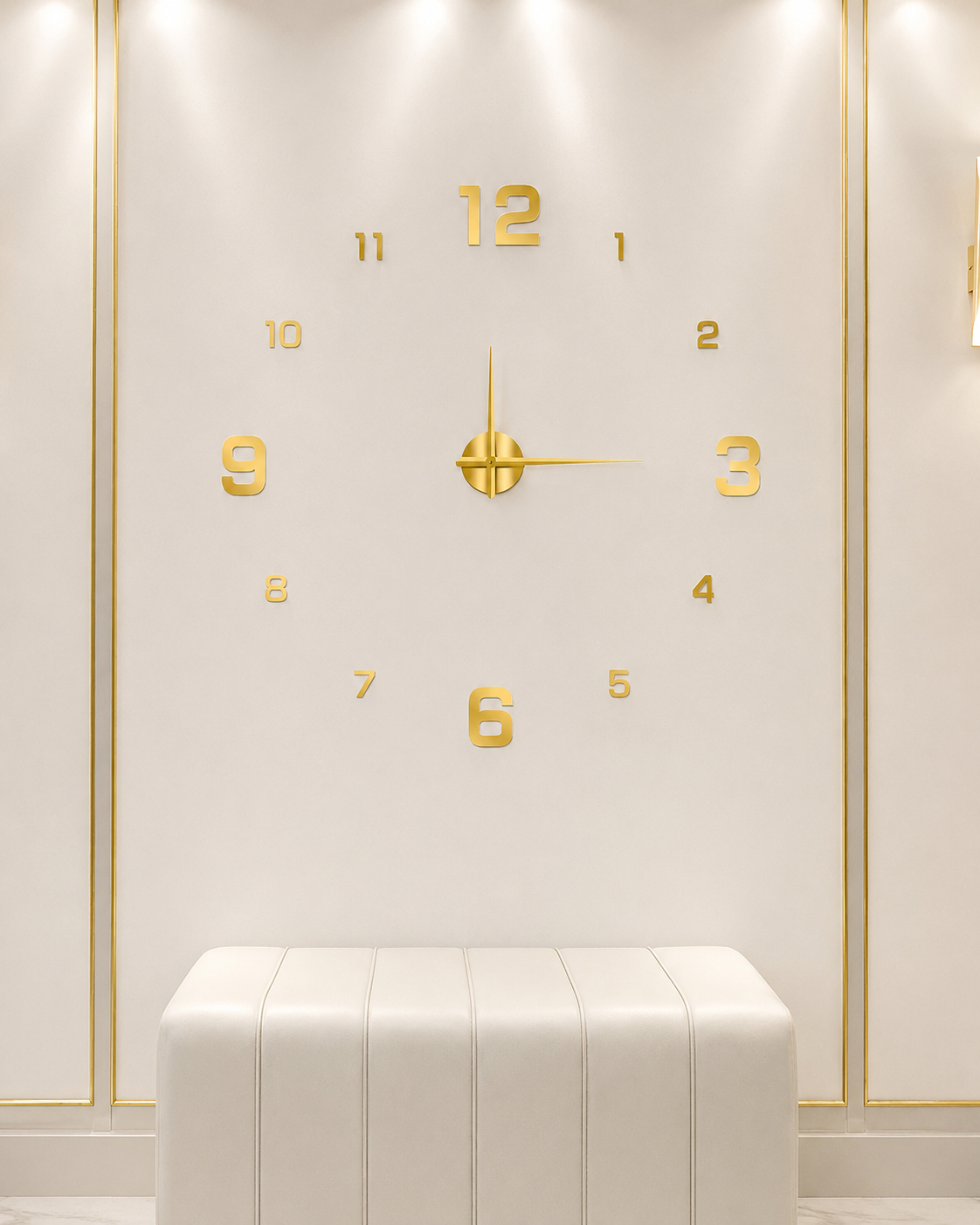 Väggklocka Kreativ Design Modern Stil