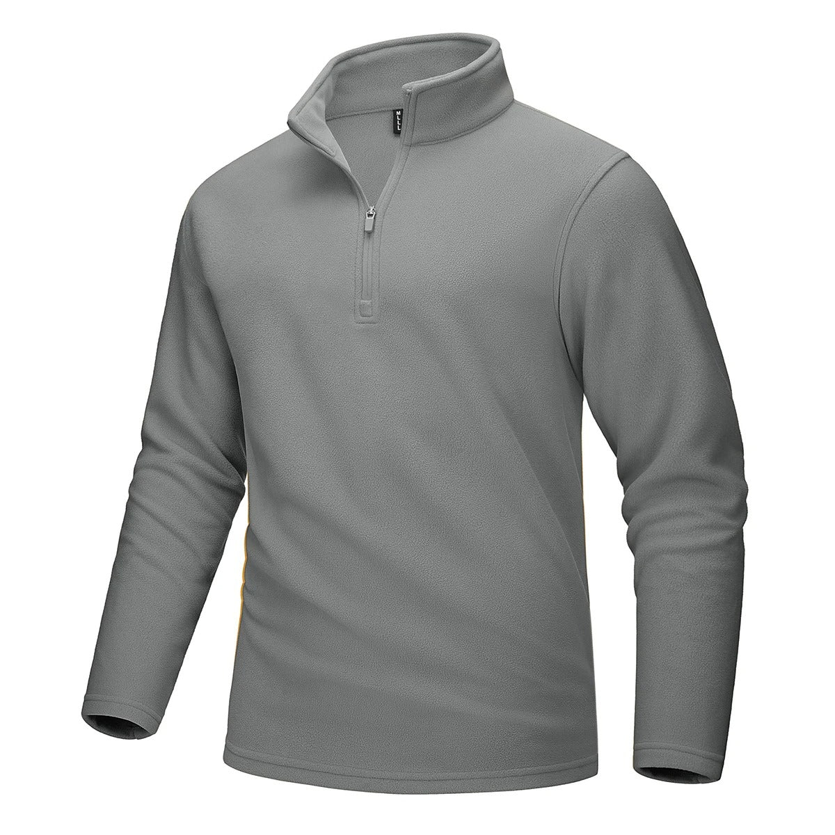 Fleecetröja med halv dragkedja för män