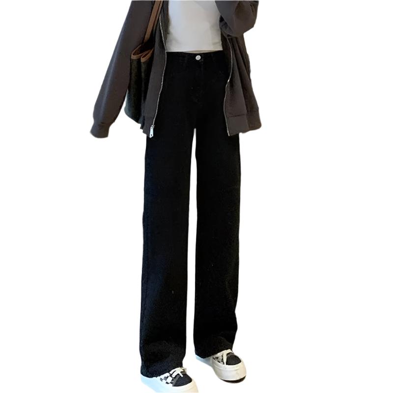 Vintage jeans med vida ben för kvinnor