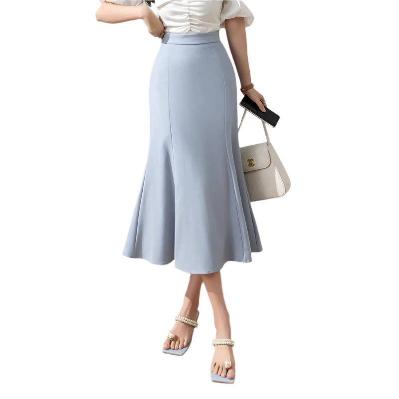 Slim Fit sjöjungfrukjol för kvinnor