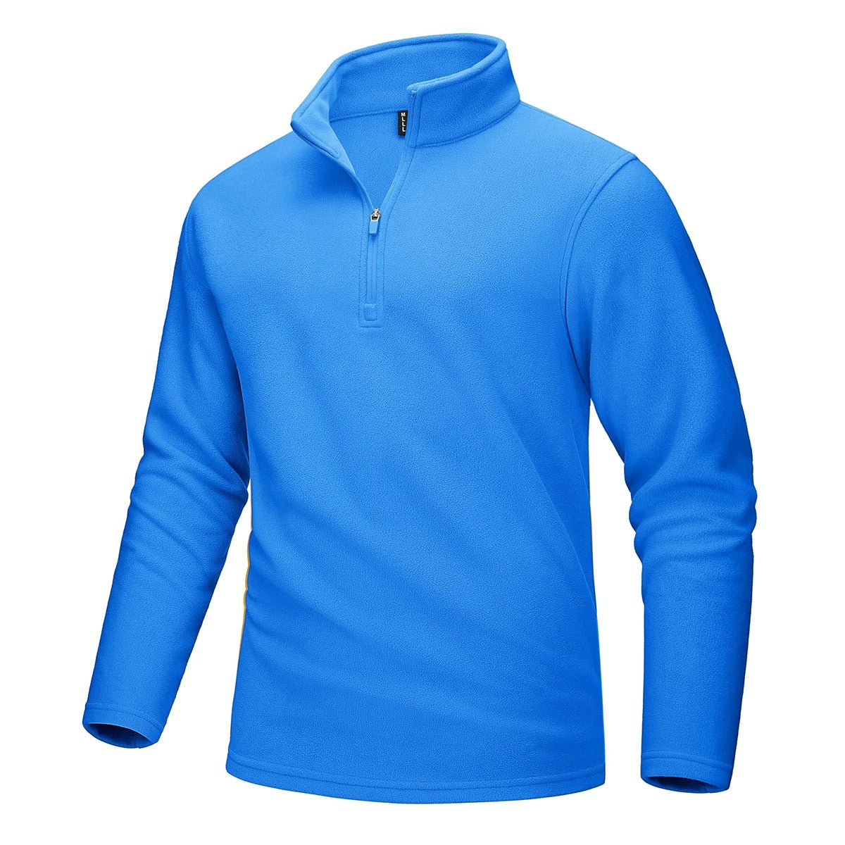 Fleecetröja med halv dragkedja för män