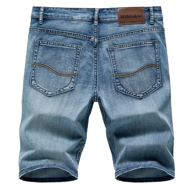 Klassiska jeansshorts för herr