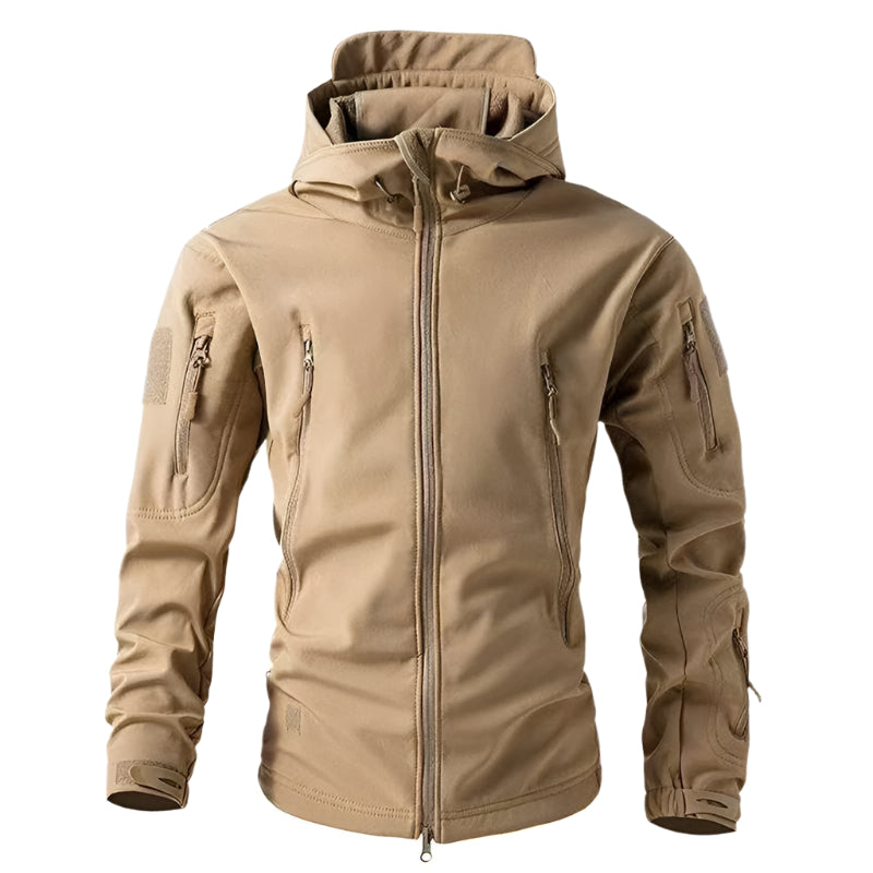 Taktisk vinterjacka i fleece för män