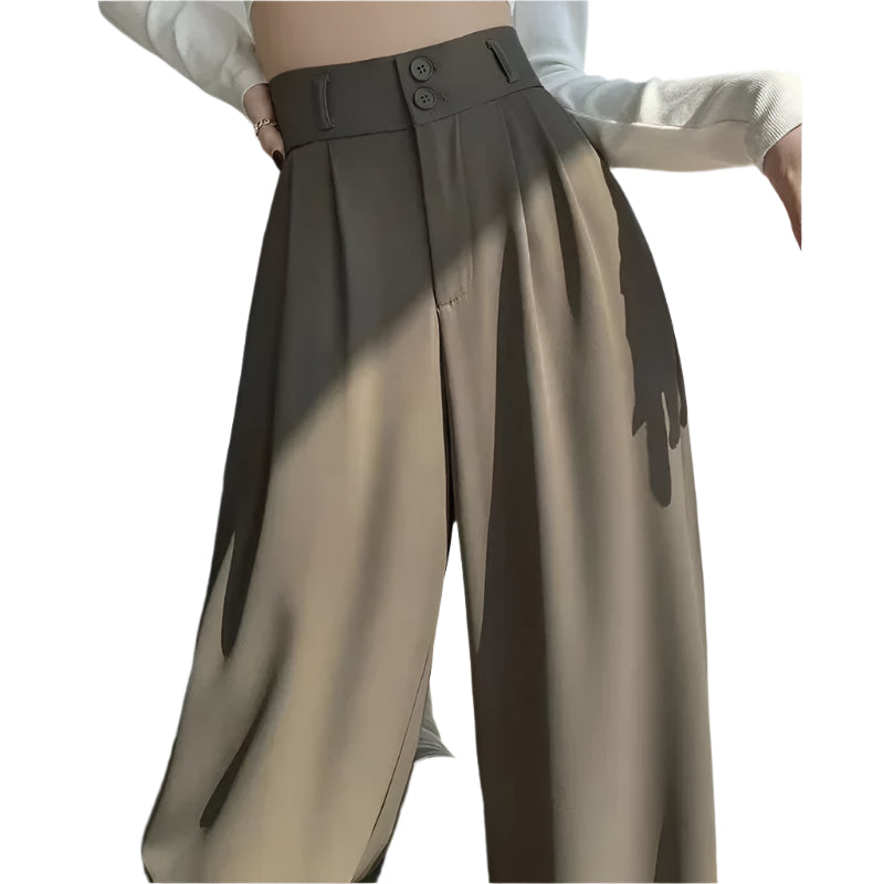 Dambyxor med hög midja i koreansk stil