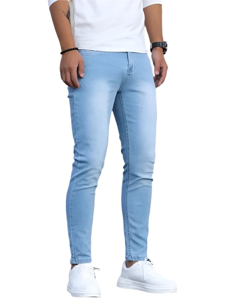 Casual Slim Fit-byxor för män