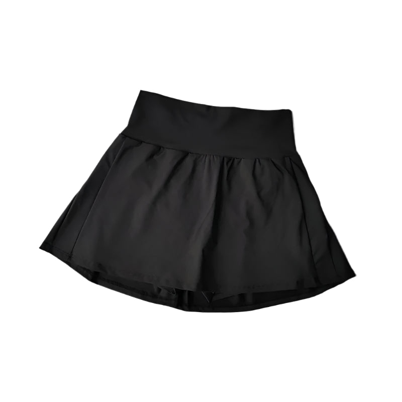 Sportkjol med hög midja för kvinnor Shorts