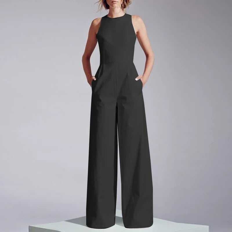 Avslappnad midjetank lekdräkt för kvinnor