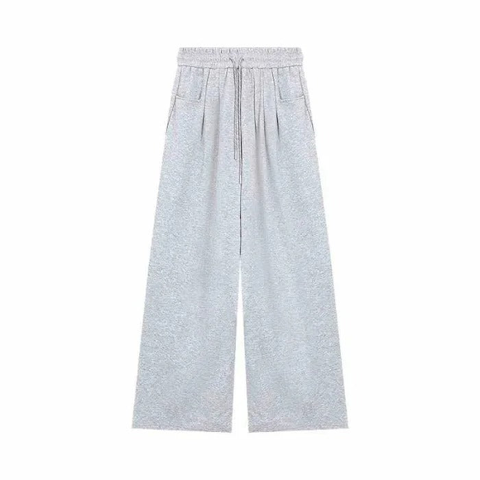 Casual byxor med vida ben för kvinnor
