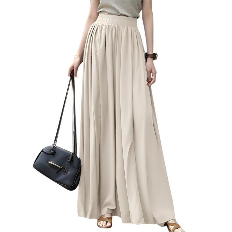 Rufsig A-line Maxikjol för kvinnor
