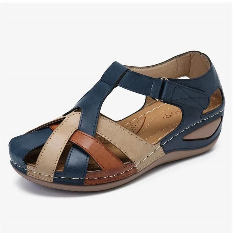 Vattentäta sommarsandaler med slip-on för kvinnor