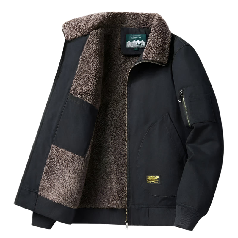 Jacka i lammull för män