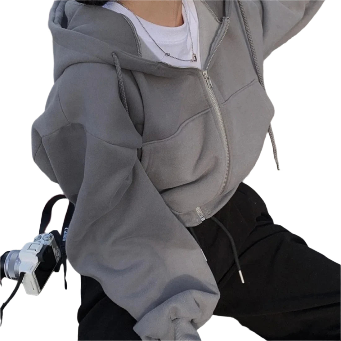 Casual huvtröja för kvinnor