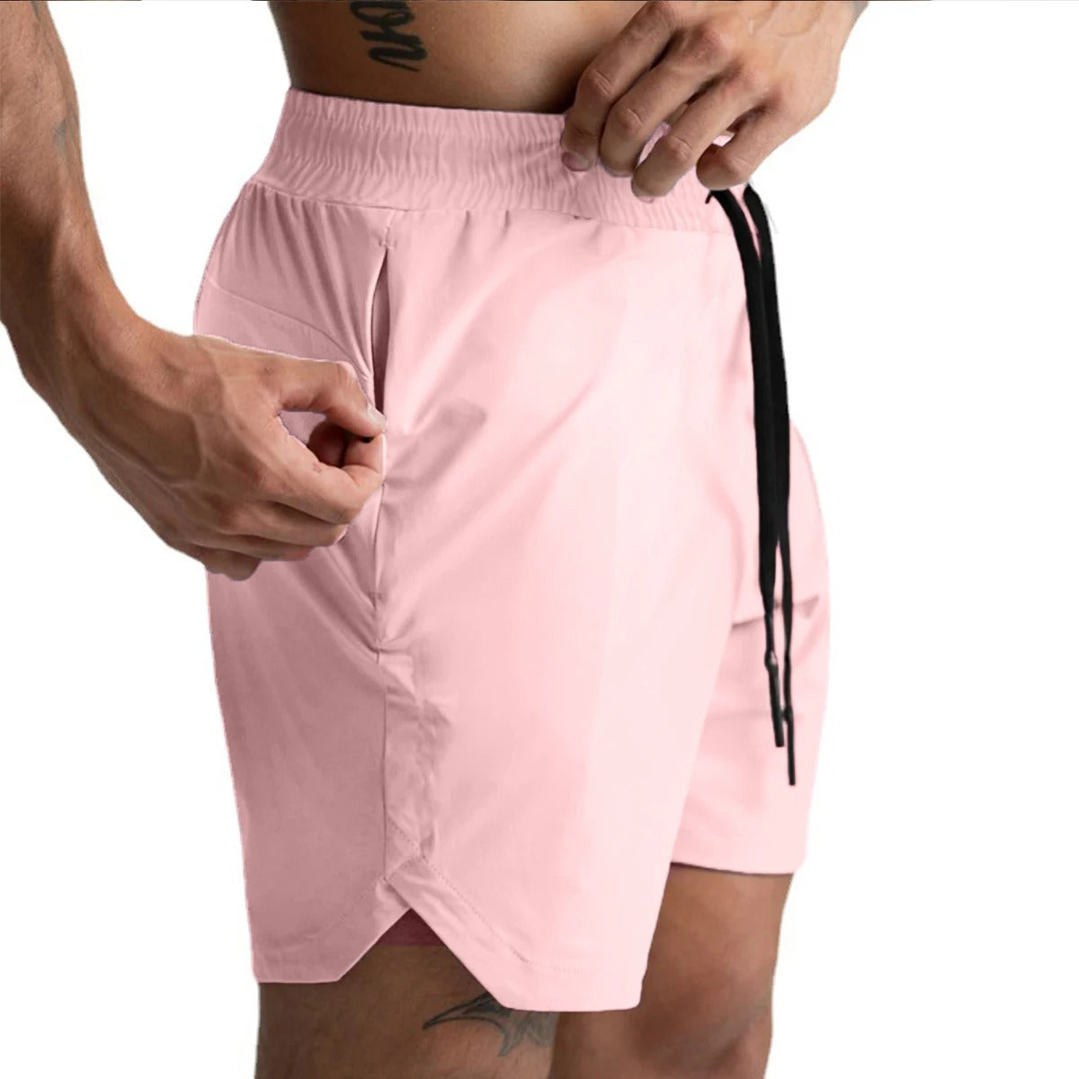 Snabborkande sportshorts för män