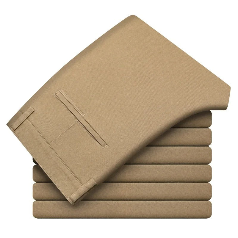 Smal passformade bomullsbyxor för män