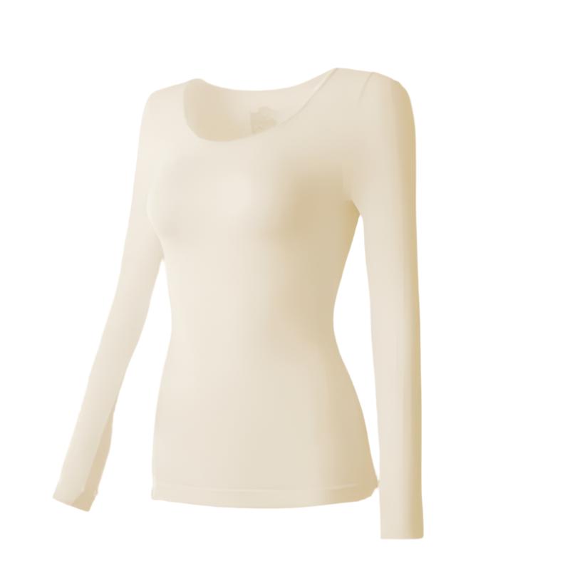 Tunn termisk långärmad topp för kvinnor