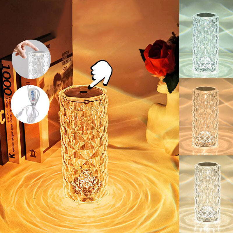 Lampa i diamantkristall