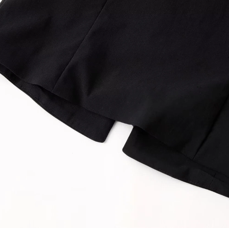 Ärmlös topp med V-ringad snörning för kvinnor