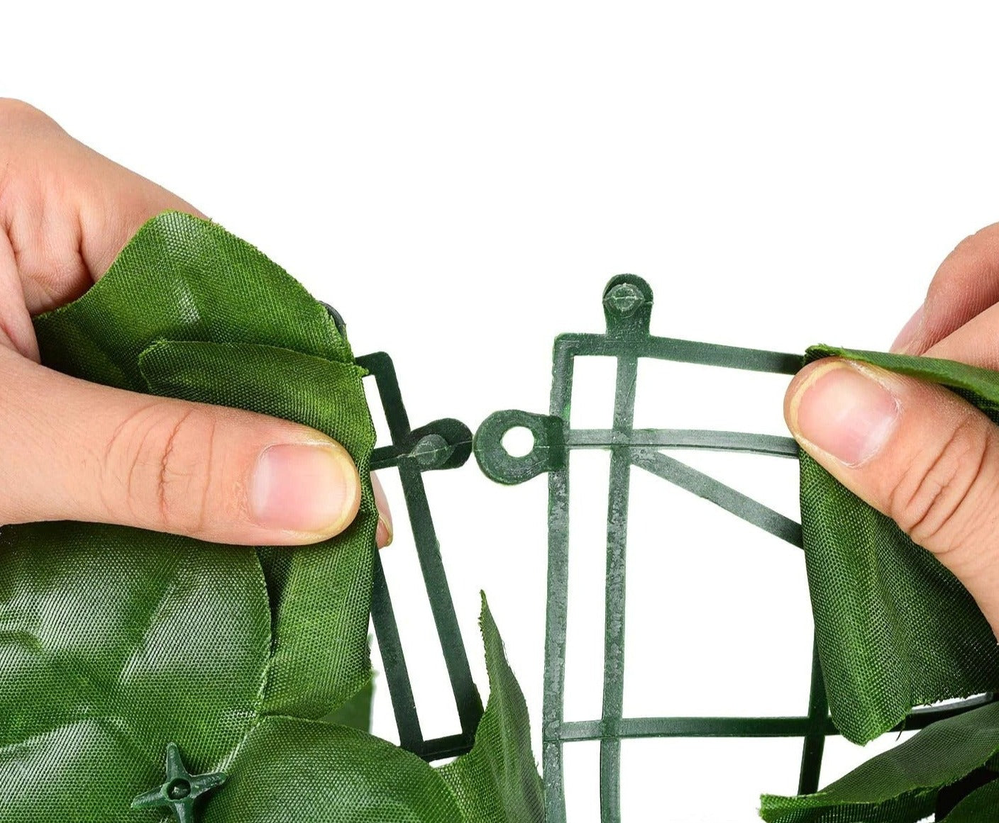 Konstgjord Växt Löv Staket