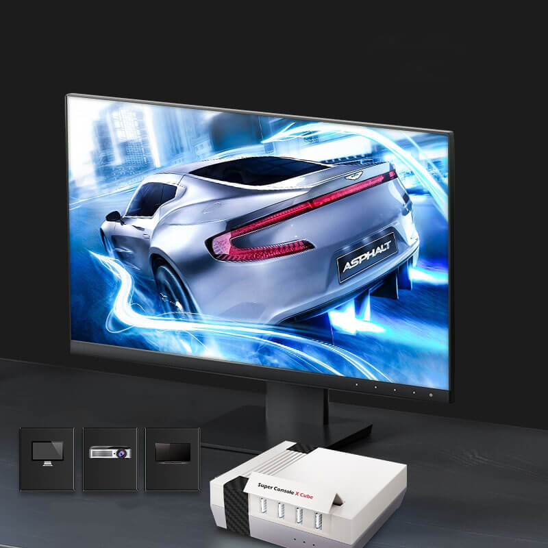 Klassisk retro spelkonsol