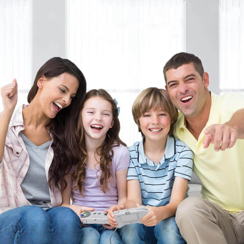 Klassisk retro spelkonsol