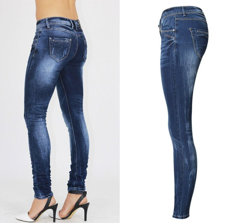 Kvinnan skinny jeans