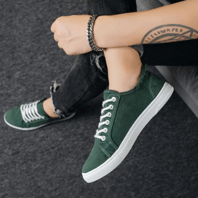 Lättviktiga Canvas skor för män