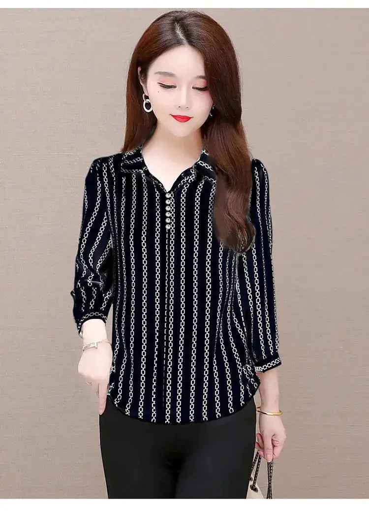 Kvinnors chiffongblus