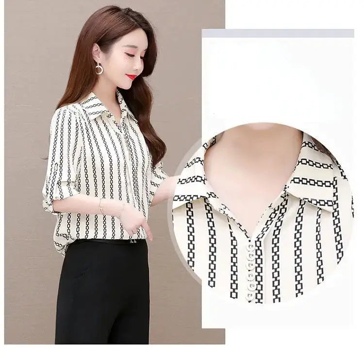 Kvinnors chiffongblus