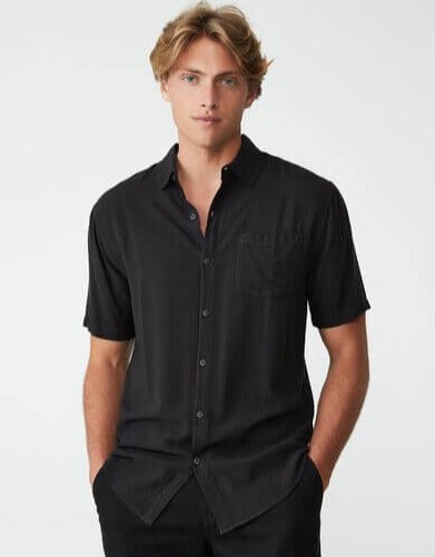 Polo shirt med knapp för män