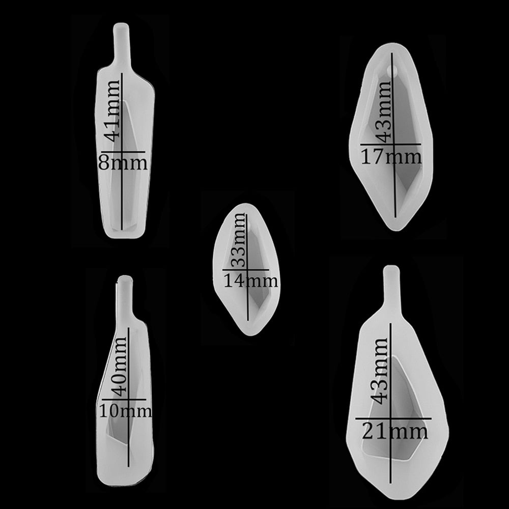 DIY handgjord Crystal Glue Mold