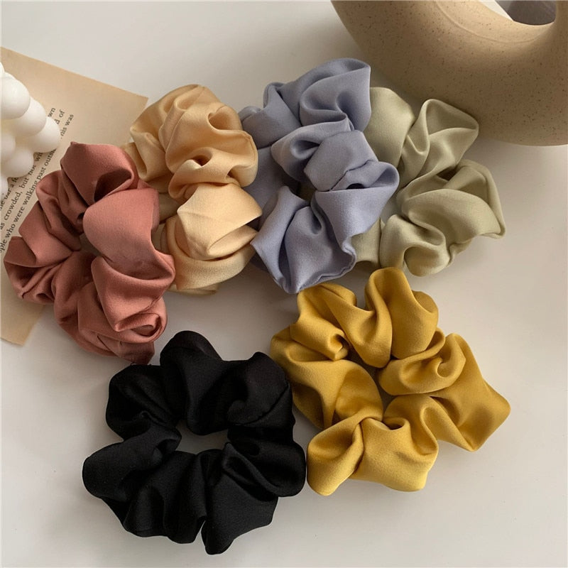 Siden Hår Scrunchie
