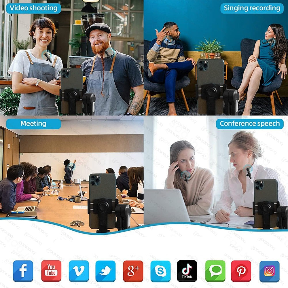 Trådlös Lavalier-minimikrofon