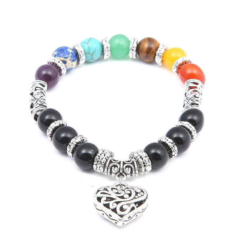 7 Chakra stenarmband