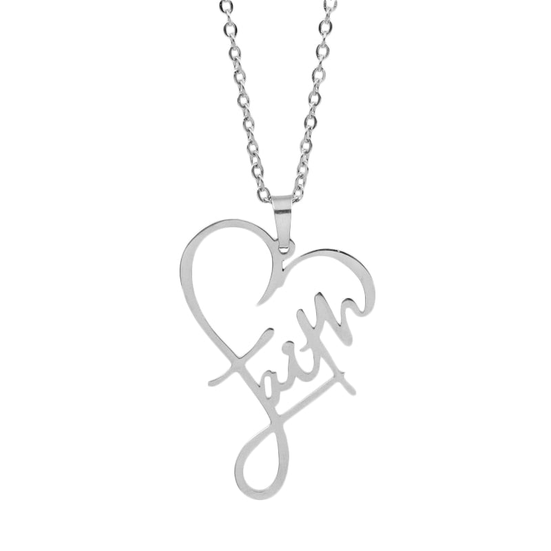 Hjärtat av tro halsband