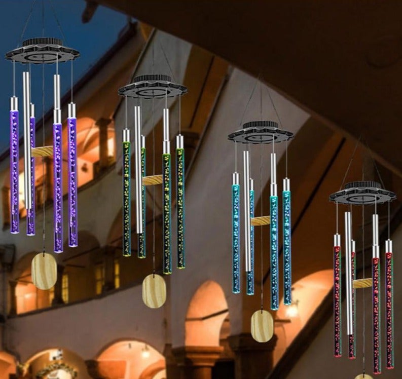 Solcellsdrivna Musikaliska Vindspel