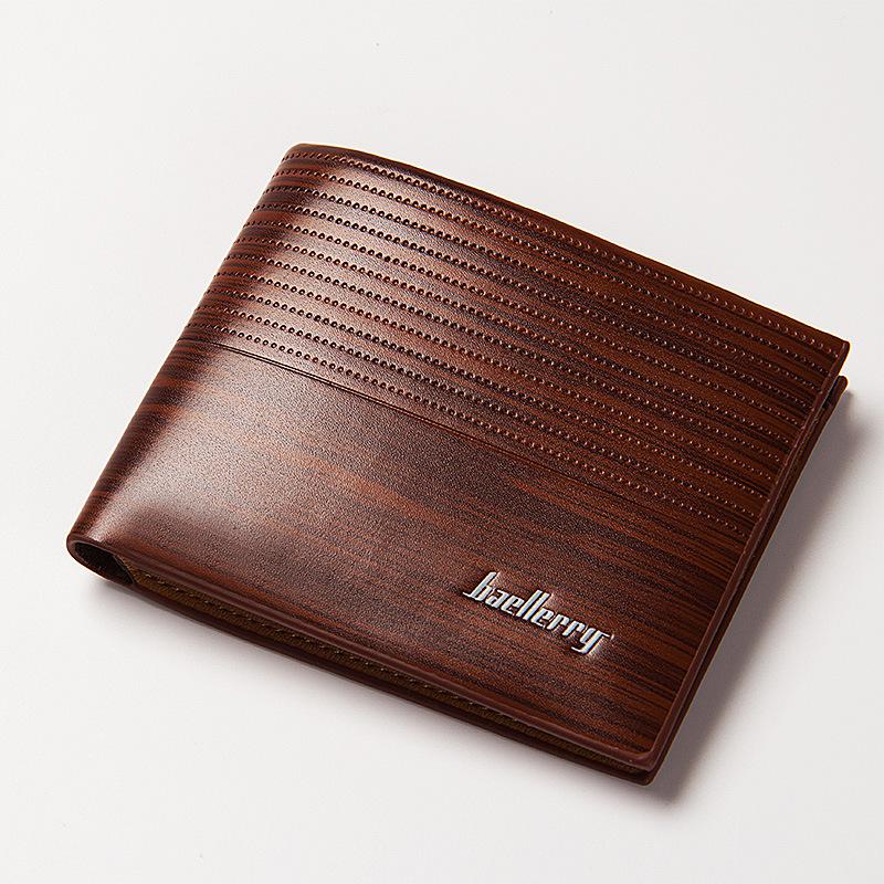 PU läder casual plånbok för män