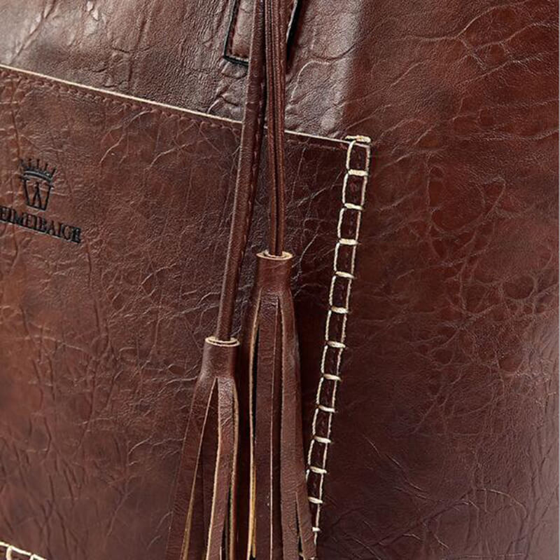 Skulderväska i läder för kvinnor