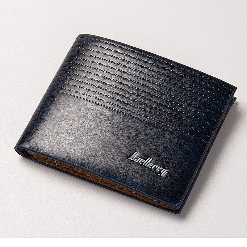 PU läder casual plånbok för män