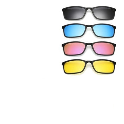 Magnetiska polariserade glasögon med clips