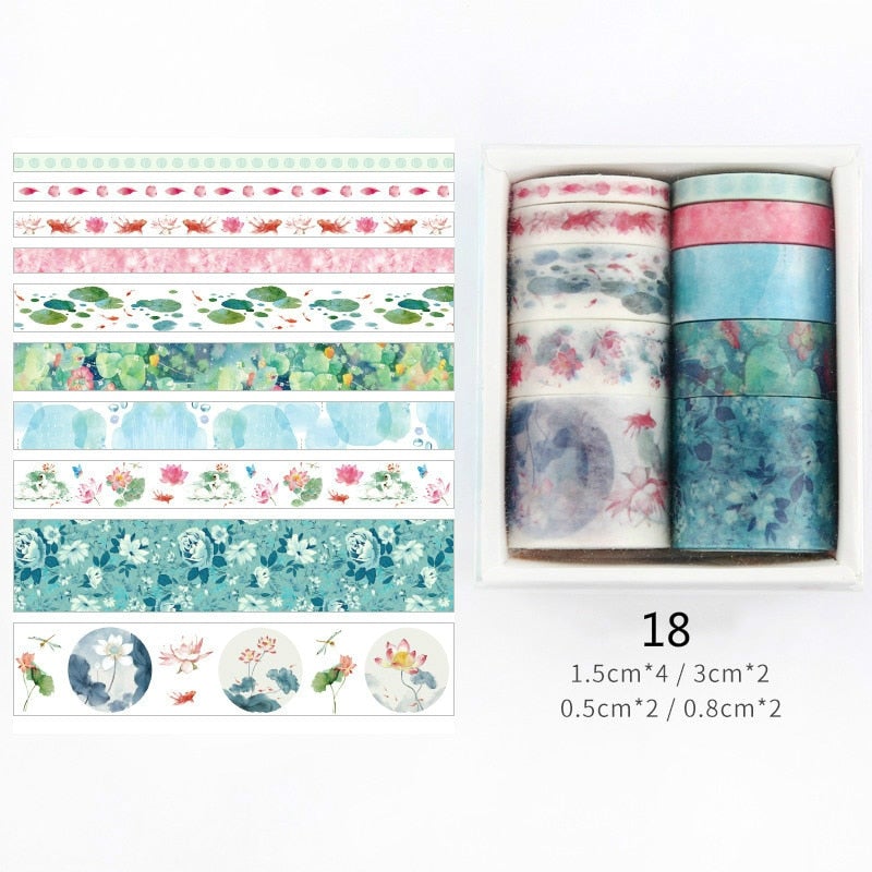 Dekorativa Washi Tape-satser