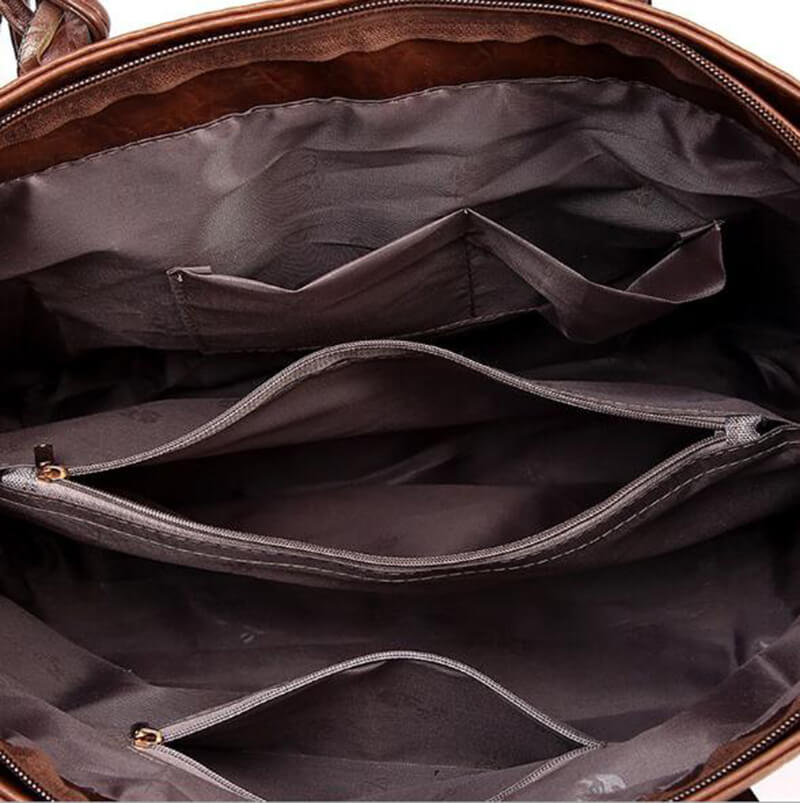 Skulderväska i läder för kvinnor