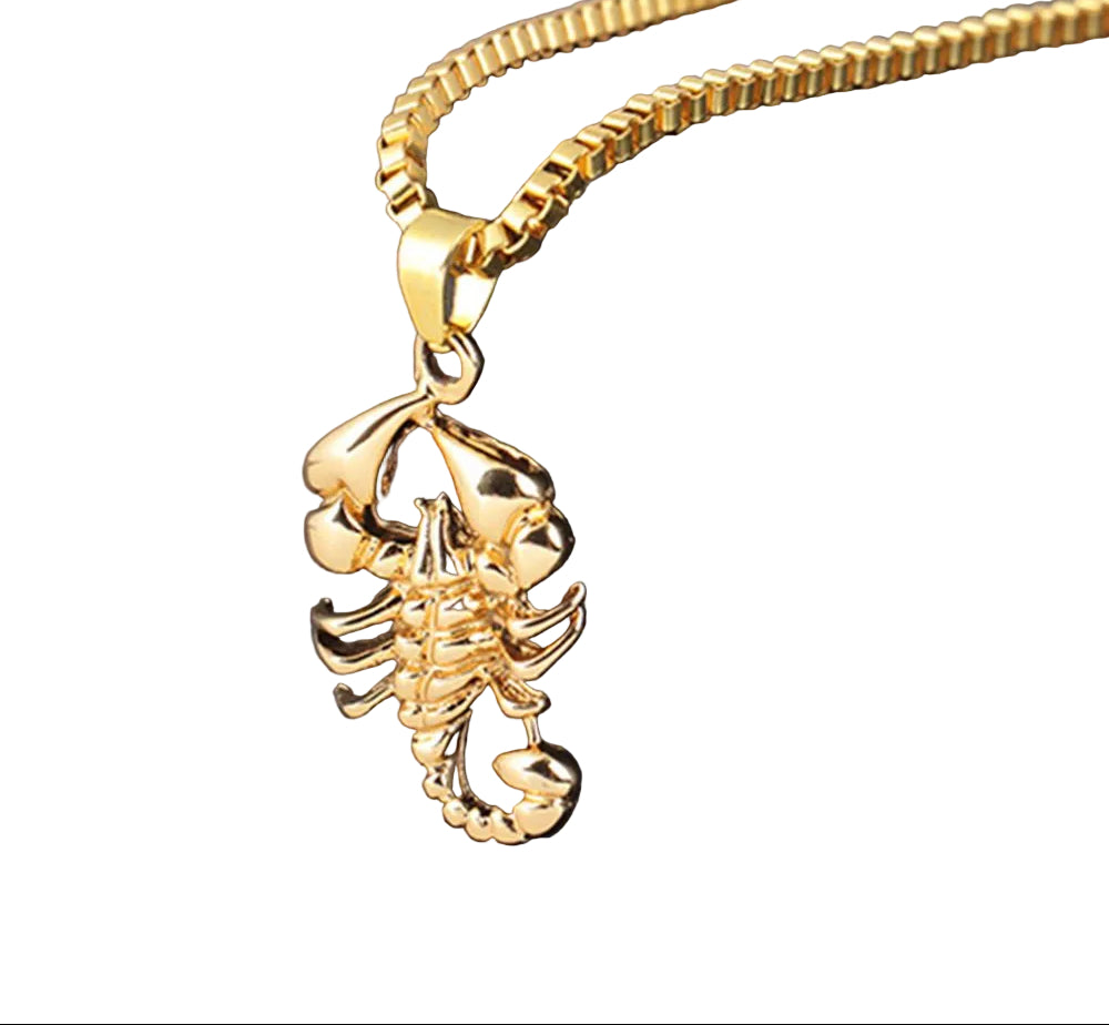 Halsband med skorpion