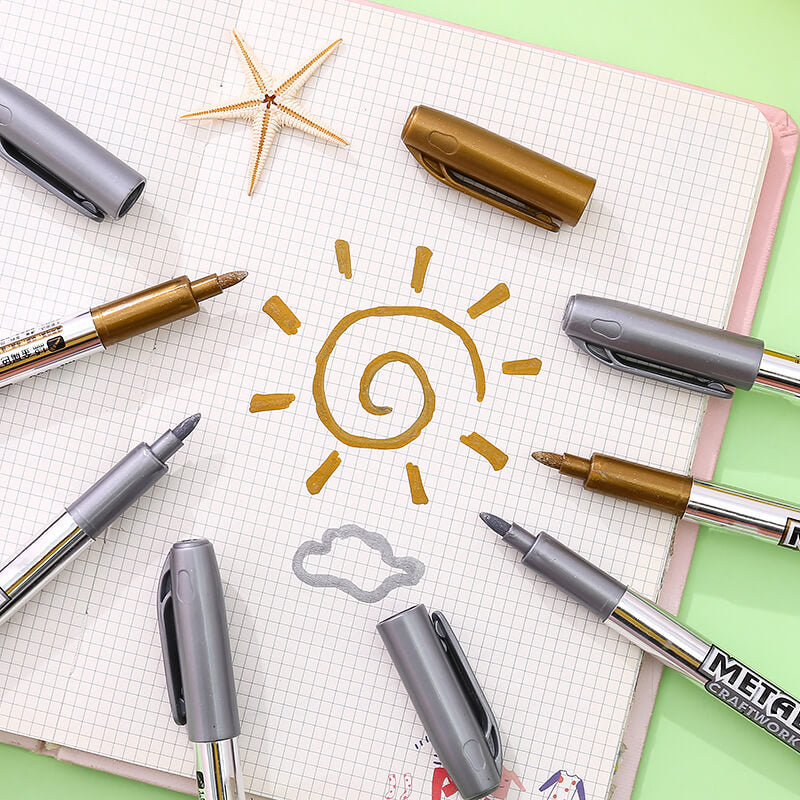 Metallic Marker pennor