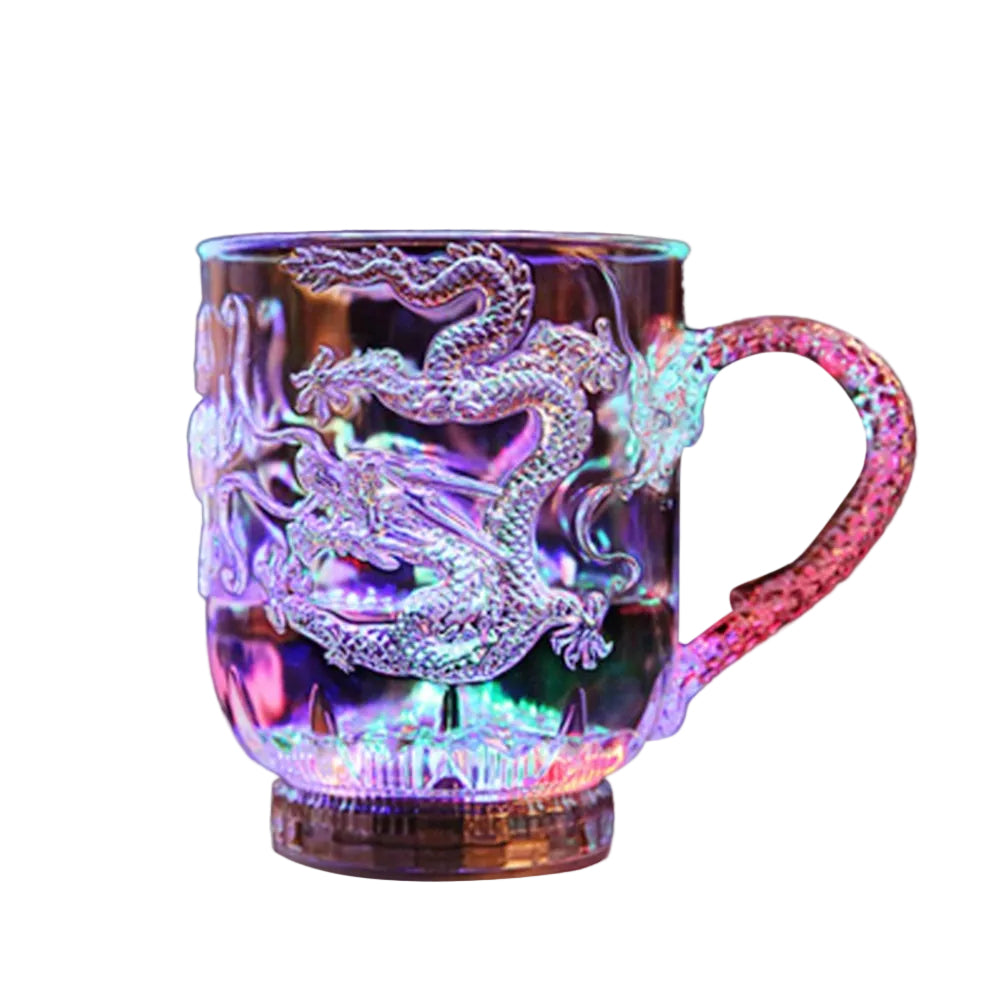 Färgskiftande drake kopp