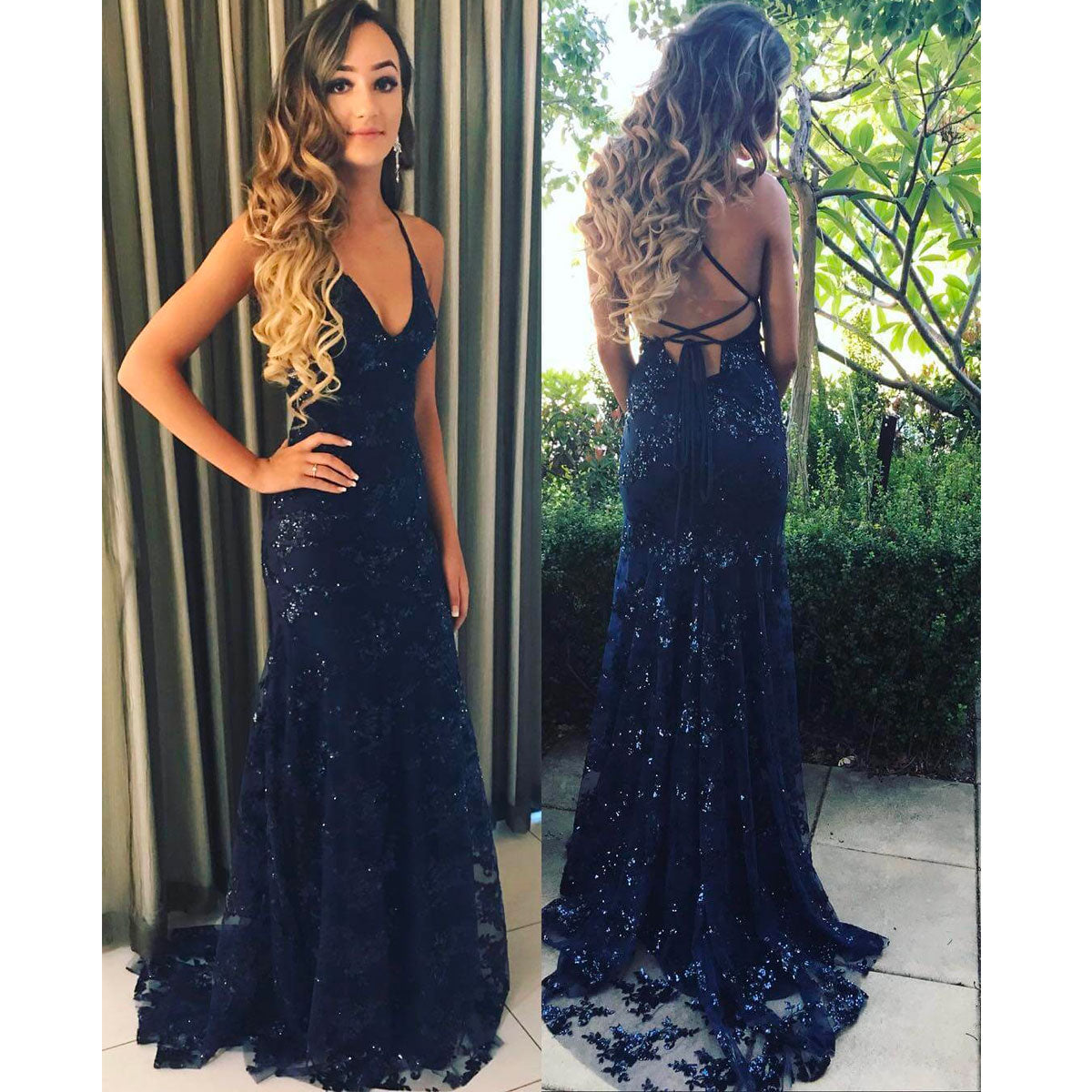 Kvinnor sjöjungfru klänning